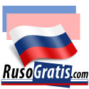 Logo de www.rusogratis.com con una bandera rusa