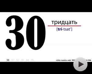 Los números en ruso